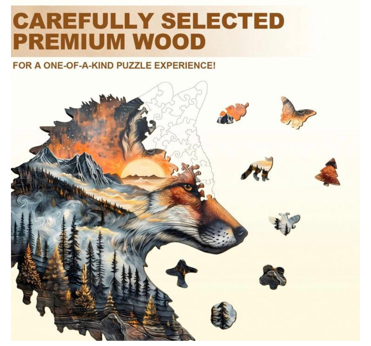 Sunset Fox, 29 x 26.8cm (L)