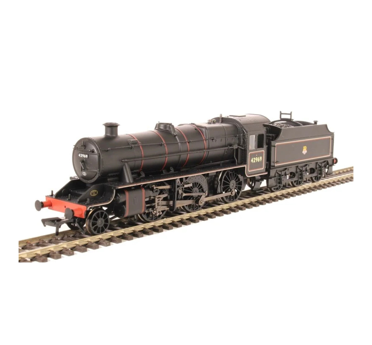 Bachmann 31-691 Stanier Mogul BR Lined Black Early Emblem '42969' (OO)
