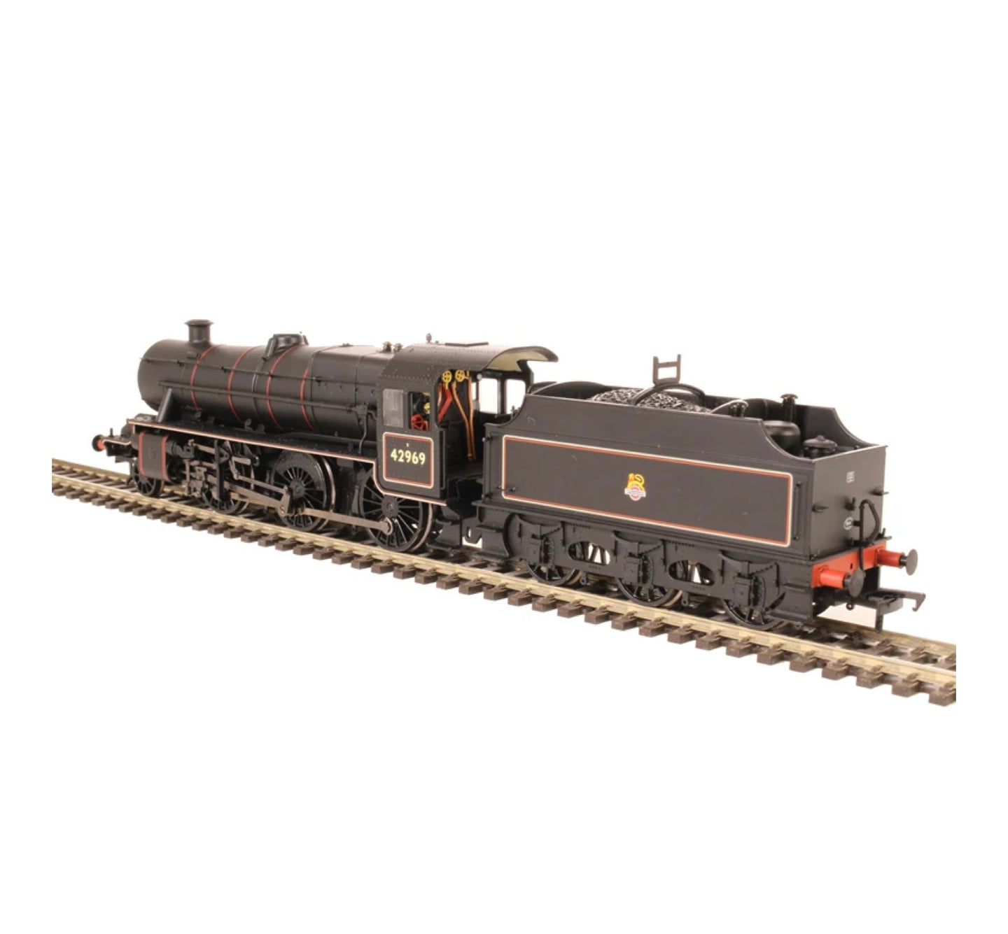 Bachmann 31-691 Stanier Mogul BR Lined Black Early Emblem '42969' (OO)