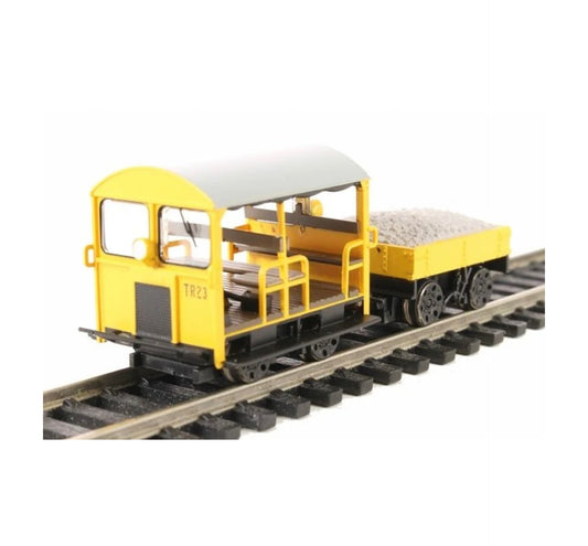 Bachmann 32-992 Wickham Trolley Car BR Engineers 'Yellow' (OO)
