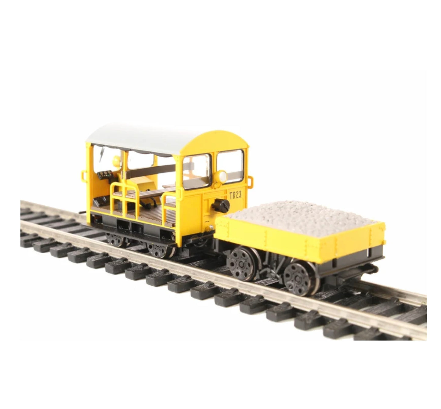 Bachmann 32-992 Wickham Trolley Car BR Engineers 'Yellow' (OO)