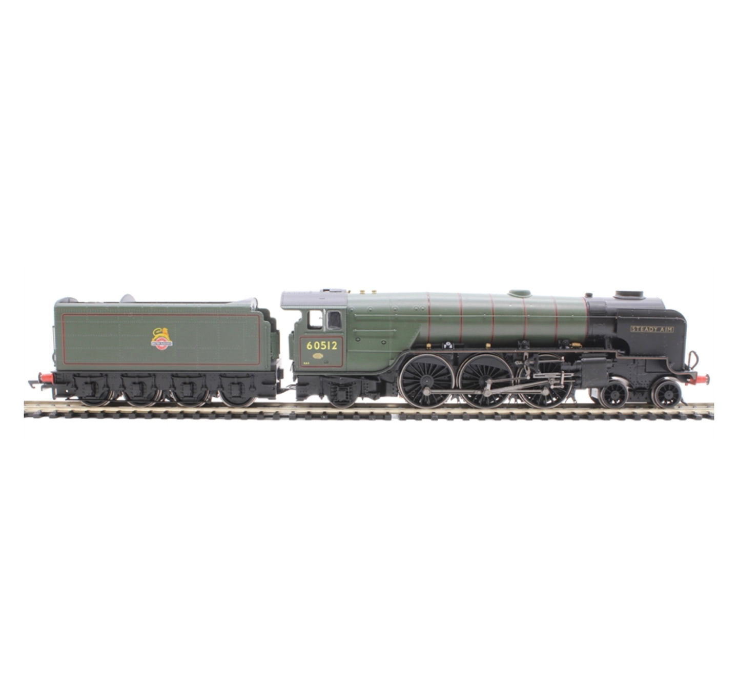 Hornby R3834 Thompson Class A2/3 4-6-2 'Steady Aim' 60512 in BR Green with Early Emblem (OO)