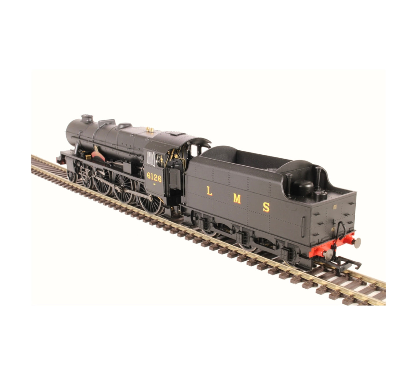Hornby R3557 Class 7P 'Royal Scot'4-6-0 "Royal Army Service Corps" in LMS Wartime Black '6126' (OO)