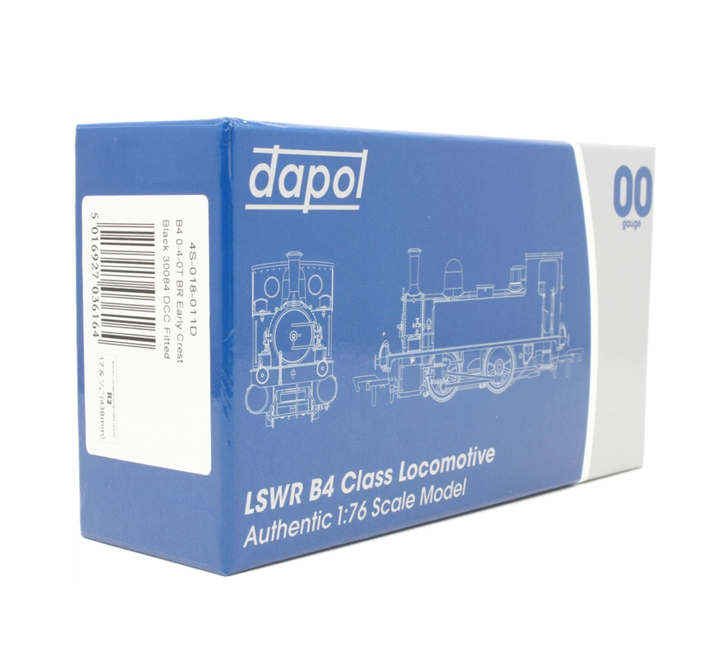 Dapol 4S-018-011D LSWR Class B4 0-4-0T in BR Black with Early Emblem '30084' DCC Fitted (OO)