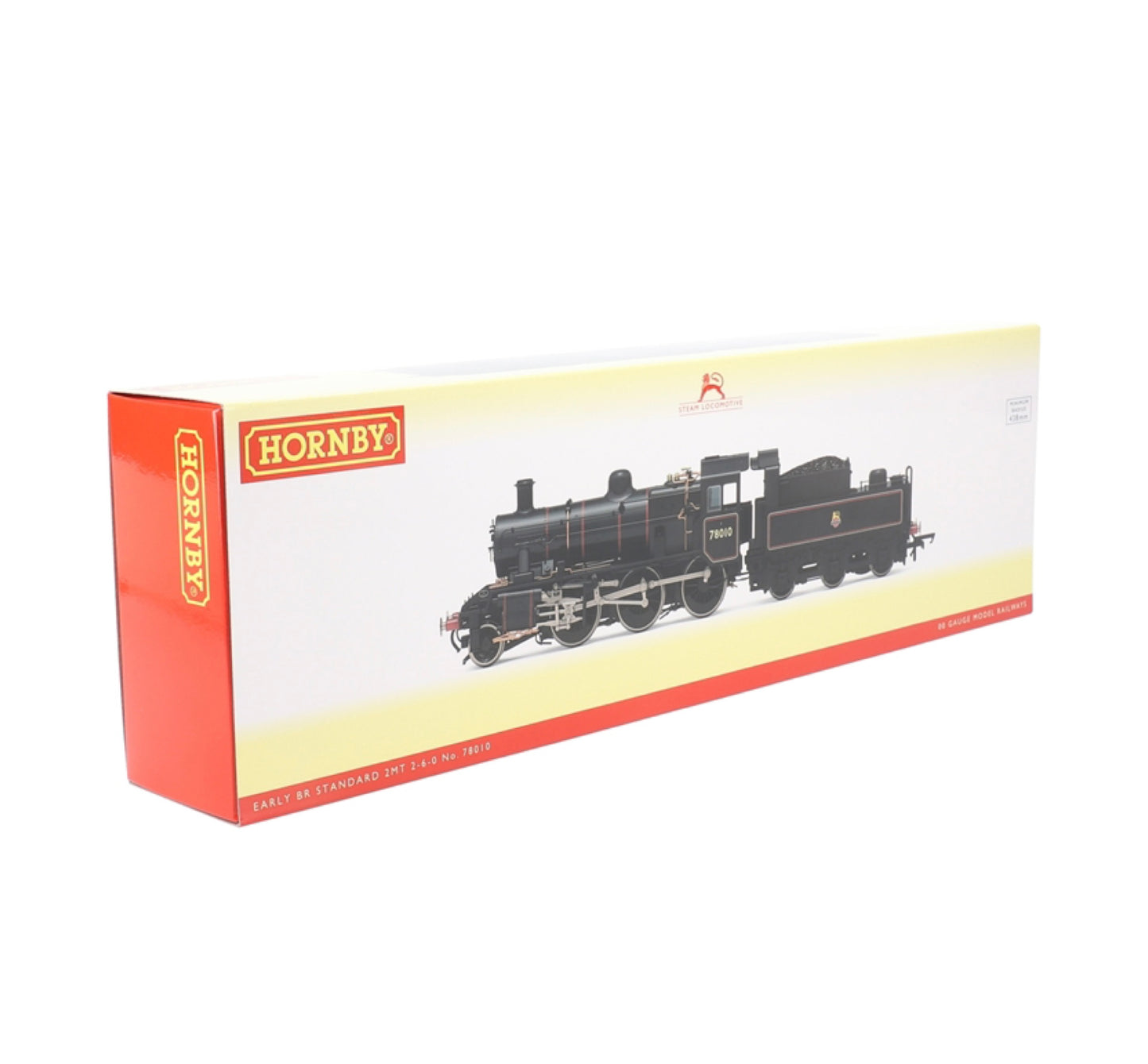 Hornby R3838 Standard Class 2MT 2-6-0 '78010' in BR Black with Early Emblem (OO)