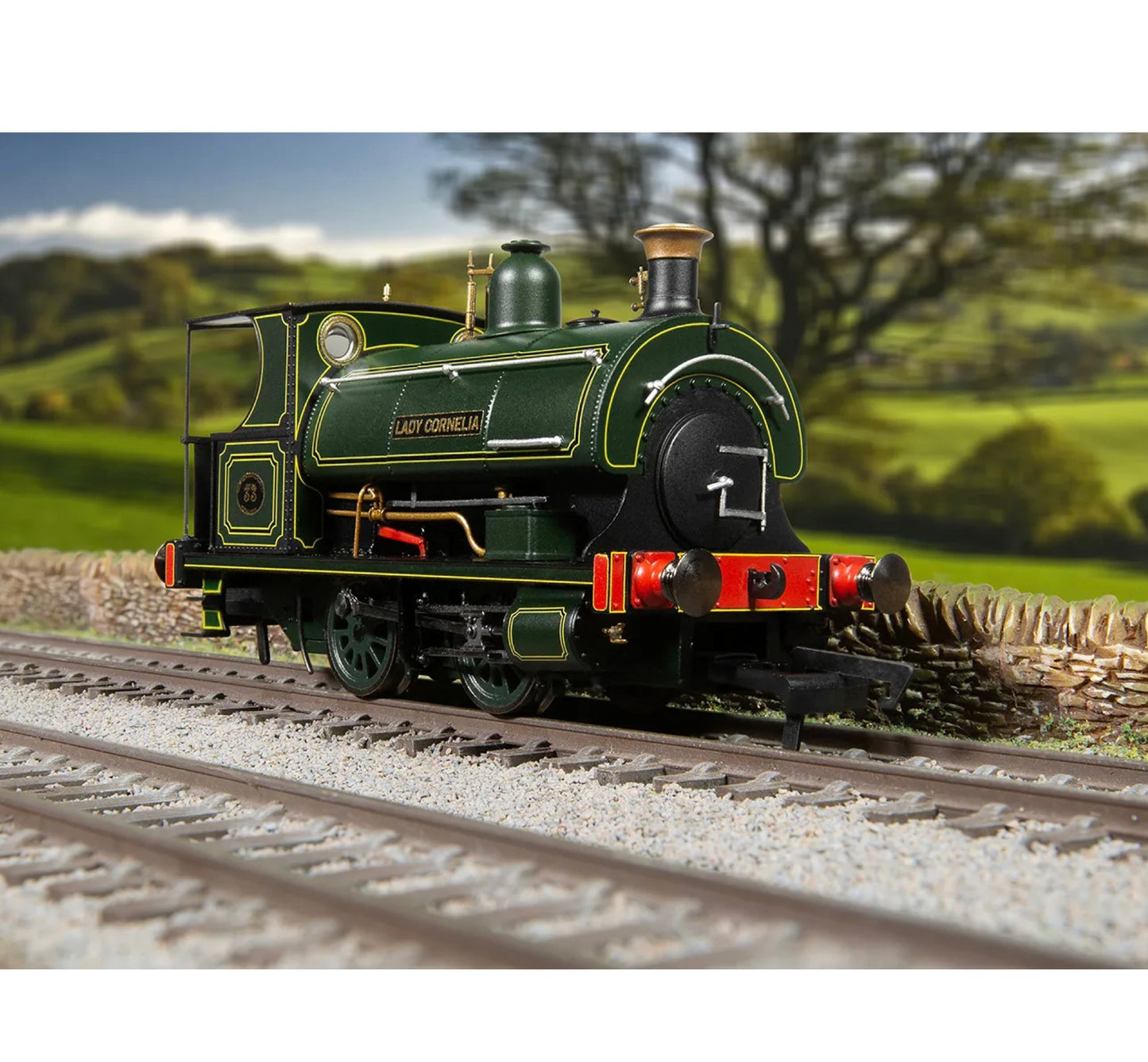 Hornby R3869 Dowlais Ironworks Peckett W4 Class '33' 0-4-0ST 'Lady Cornelia' Era 2 (OO)