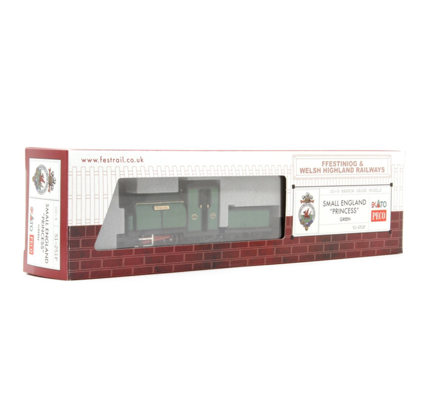 Kato 51-251F Small England Locomotive 0-4-0TT 'Princess' (009 Scale)