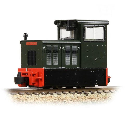 Narrow Gauge 392-026 Baguley-Drewry 70hp Diesel Green (009 Scale)