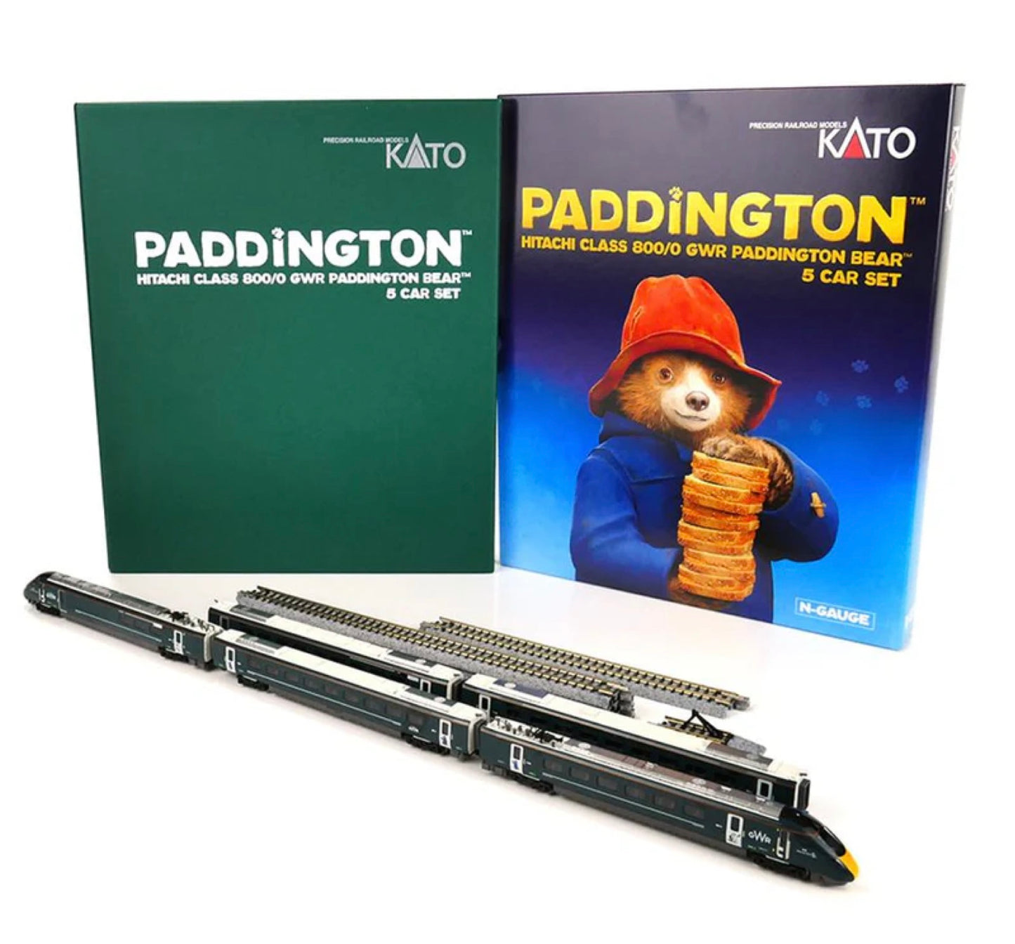 Kato K10-1673 Class 800/0 'Paddington Bear' GWR 5 Car Train (N)