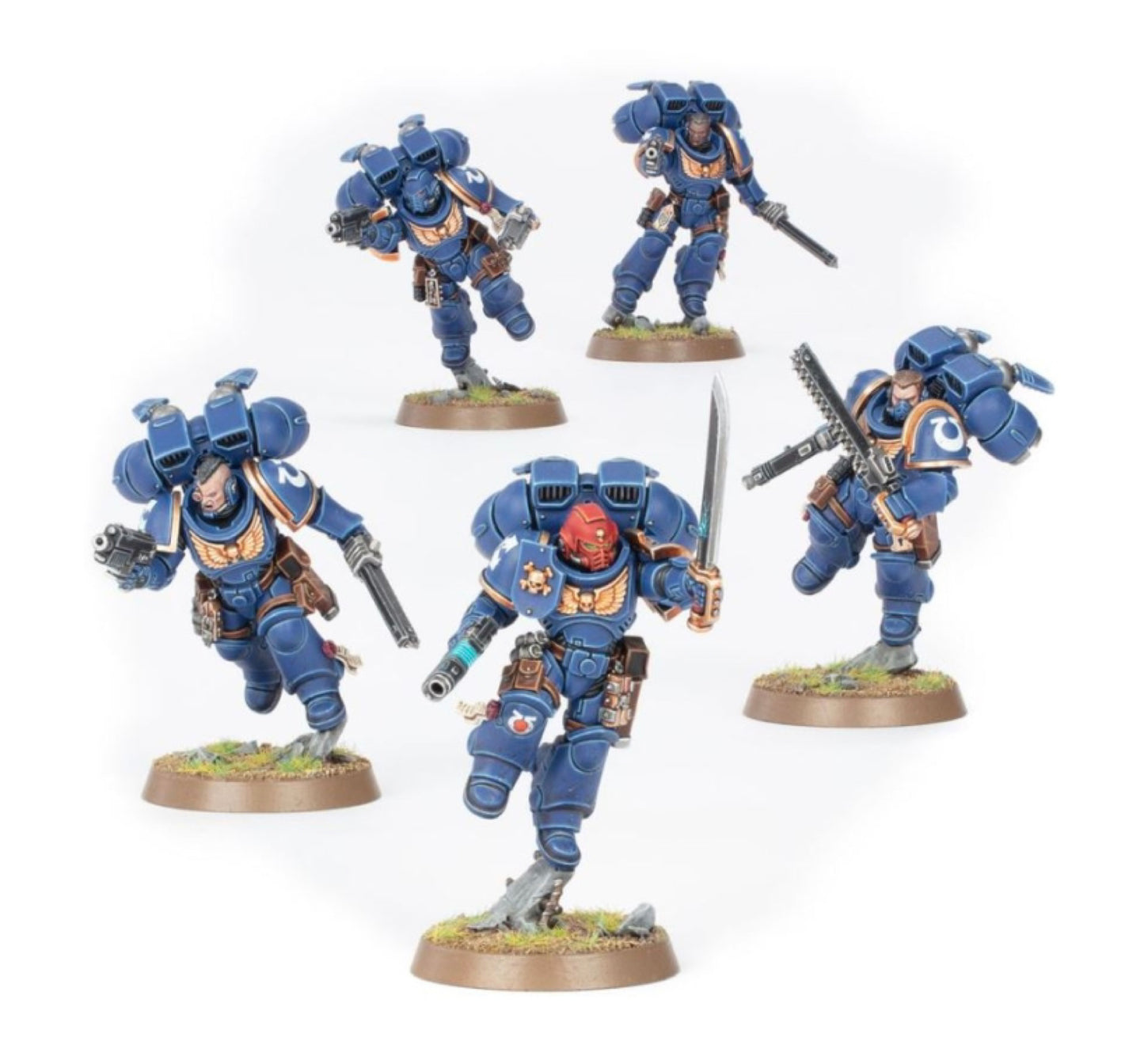 Space Marines: Assault Intercessors with Jump Packs, 48-13