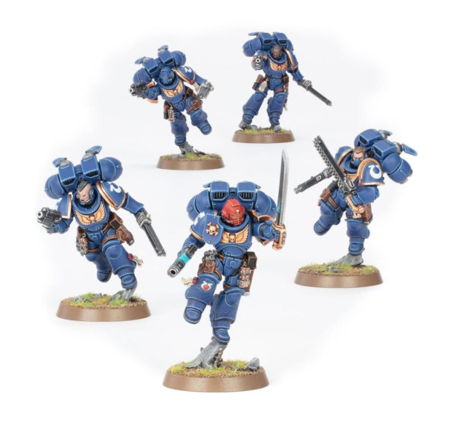 Space Marines: Assault Intercessors with Jump Packs, 48-13