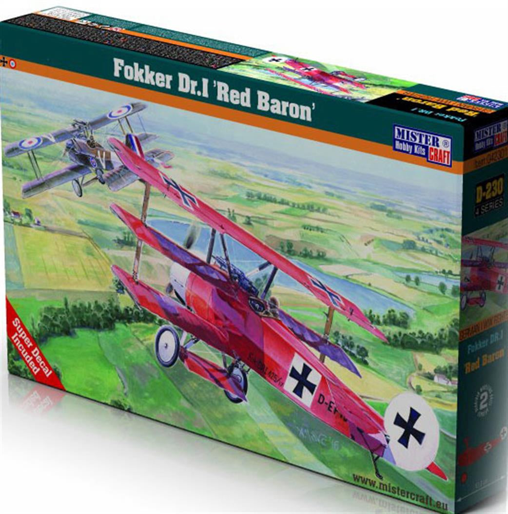 042301 - Fokker Dr.I 'Red Baron' 1:48 Scale