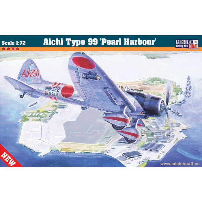 Mistercraft Aichi Type 99 Val Pearl Harbour, 1:72 Scale