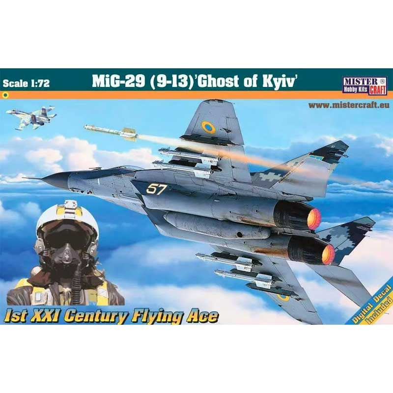 Mistercraft Mig-29 Ghost of Kiev, 1:72 Scale