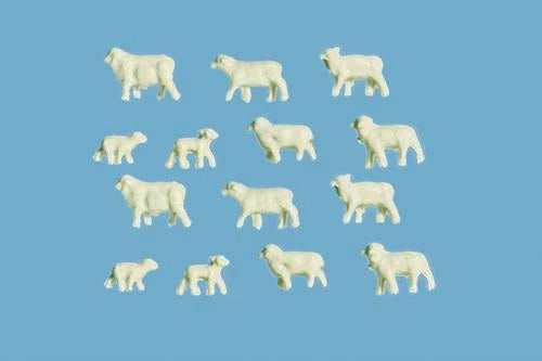 5177 - Sheep & Lambs (unpainted) (N)