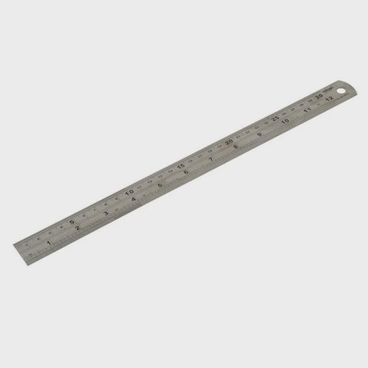 Rolson - 300mm Stainless Steel Ruler