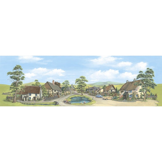 SK-65 - Village with Pond, Small