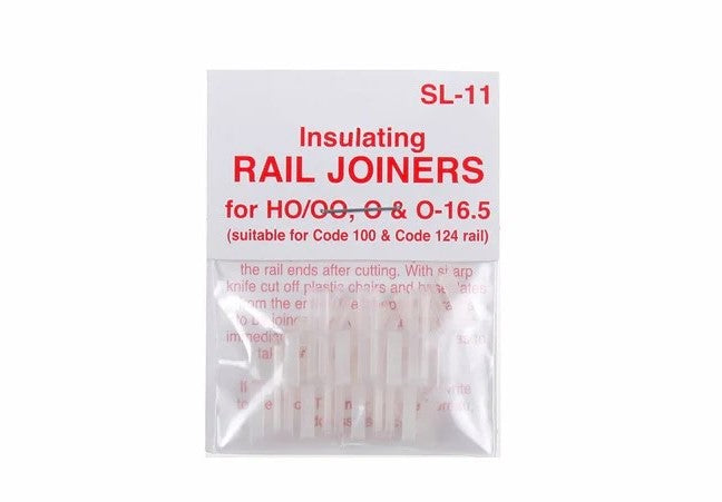 SL-11 - Rail Joiners, Insulated, Code 100 (OO/HO)