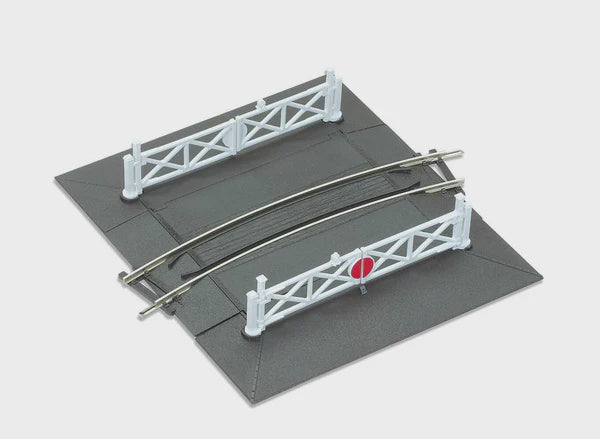 ST-266 Curved Level Crossing, 1st Radius (OO/HO)