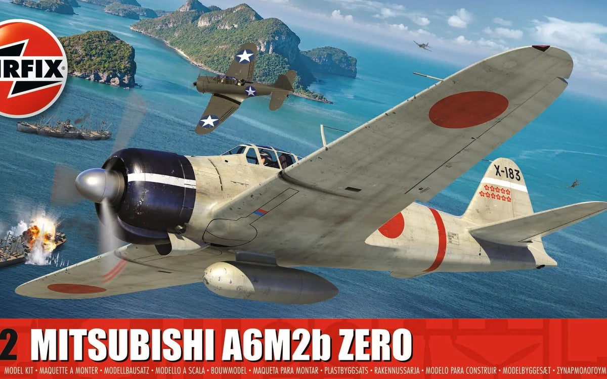 Airfix Mitsubishi A6M2b Zero 1:72 Scale, A01005B