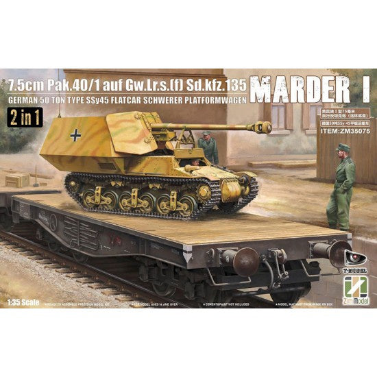 ZM35075 - Marder I, 7.5cm Pak.40/1 auf Gw.Lr.s [f] Sd.kfz.135, 1:35
