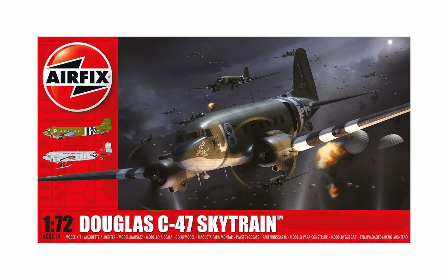 A08014 - Douglas C-47A D Skytrain, 1:72 Scale