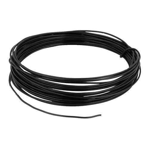10m Black Wire - 16/0.2mm