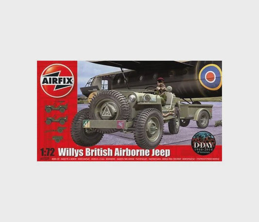 Airfix Willys MB Jeep 1:72 Scale, A02339