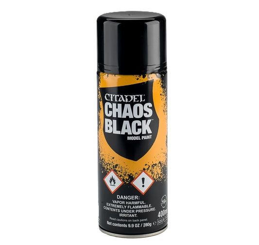 Warhammer Spray: Chaos Black, 400ml