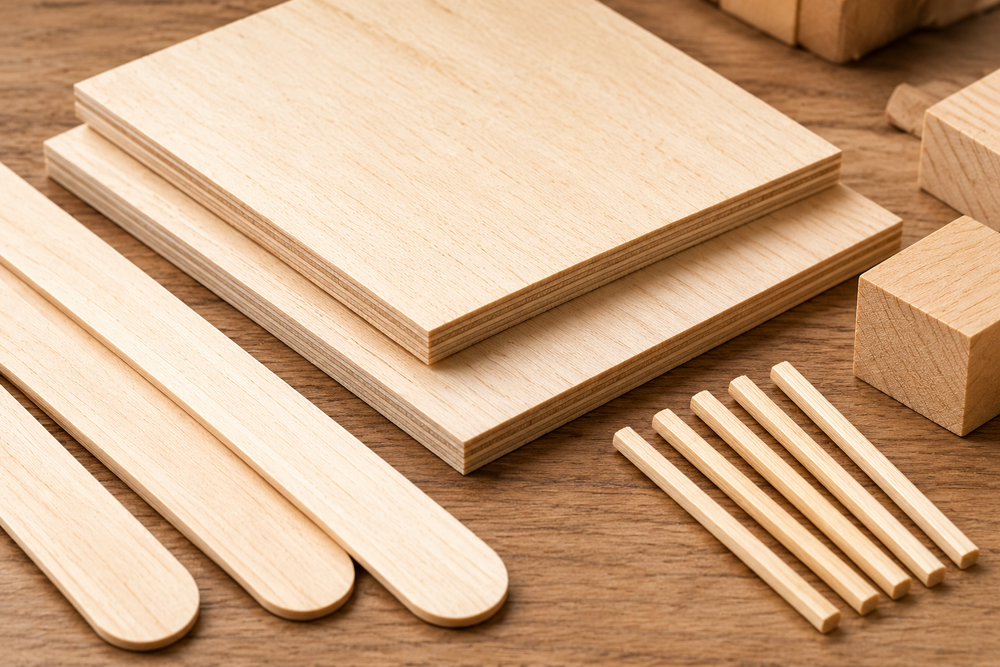 Craft wood and plywood