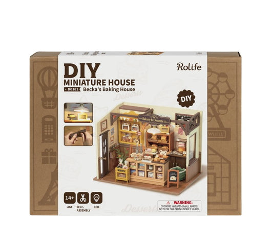 Rolife Becka’s Baking House DIY Miniature House, DG161