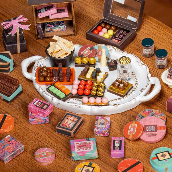 Rolife Henry’s Chocolate Shop DIY Miniature Model Kit, DG174