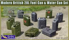 35GM0079- Modern British Fuel Can & Water Can Set, Scale 1:35