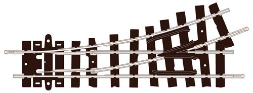 ST-406 - Setrack Turnout, L/H, OO-9