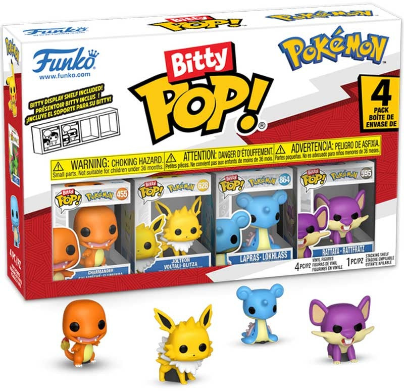 MEG17 - Funko Bitty Pop: Pokemon - Charmander 4PK