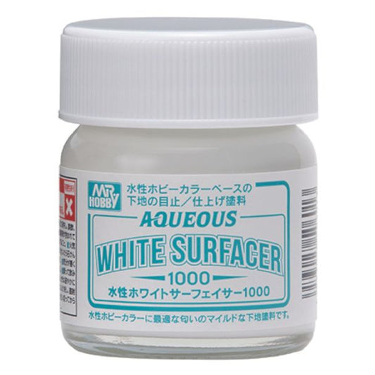 HSF02 - Mr Aqueous Surfacer 1000 White, 40ml