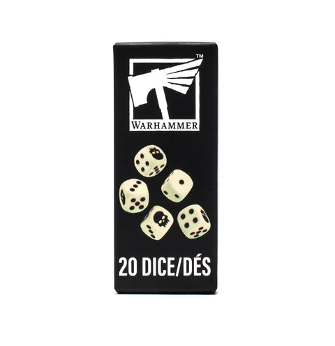 Warhammer 20 Dice 12mm, 65-36