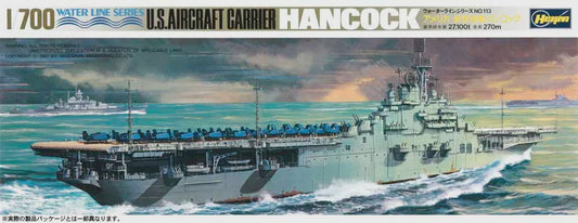 Hasegawa U.S.  Aircraft Carrier Hancock 1:700 Scale, 49708