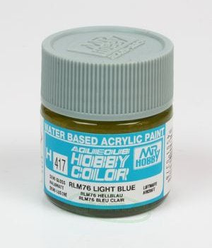 (Satin) H-417 - RLM76 Light Blue  10ml