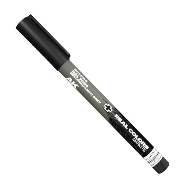 AK: Ral 7009 Hellgrau-Light Grey Real Color Marker, RCM016