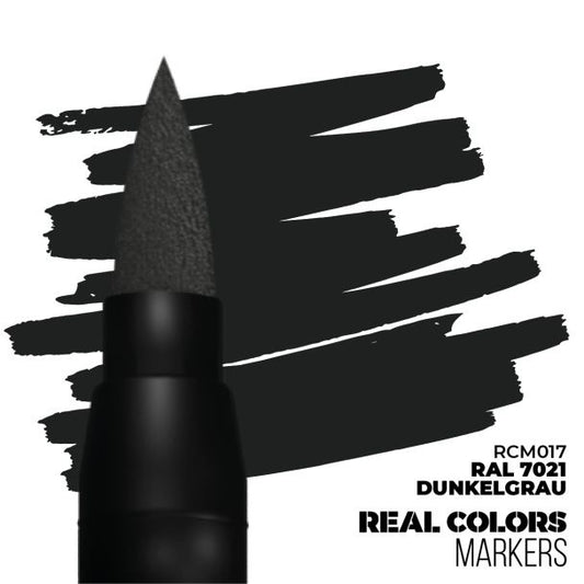 AK: Ral 7021 Dunkelgrau Real Color Marker, RCM017