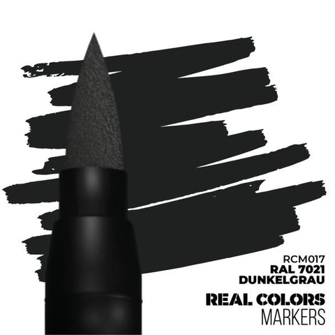 AK: Ral 7021 Dunkelgrau Real Color Marker, RCM017
