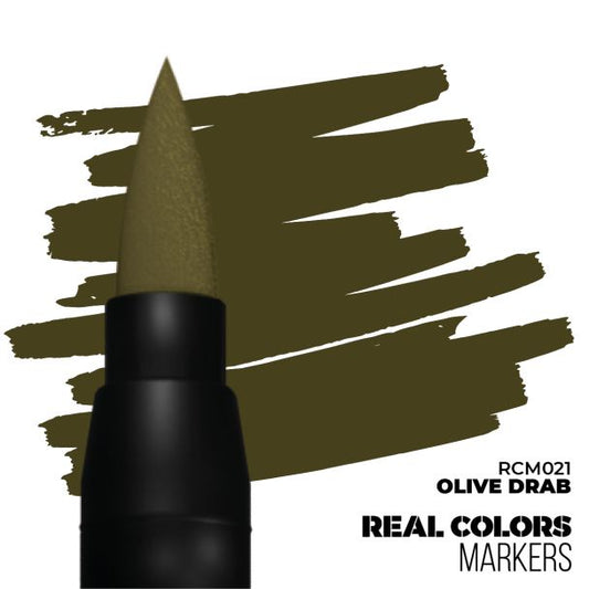 AK: Olive Drab Real Color Marker, RCM021