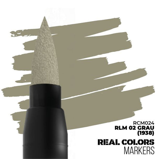 AK: RLM 02 Grau (1938) Real Color Marker, RCM024