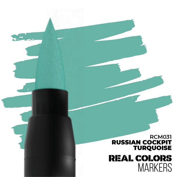 AK: Russian Cockpit Torquoise Real Color Marker, RCM031