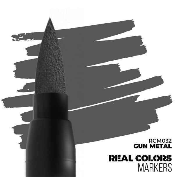 AK: Gun Metal Real Color Marker, RCM032
