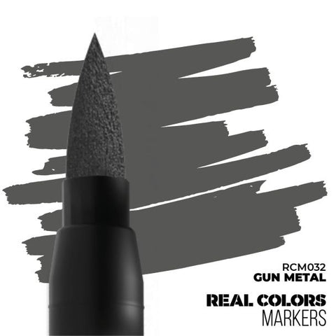 AK: Gun Metal Real Color Marker, RCM032