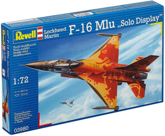 03980 - Lockheed Martin F-16 Mlu Solo Display, 1:72 Scale