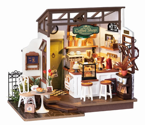 Rolife Slow Life Café, DIY Mini House Kit 3D, DG162