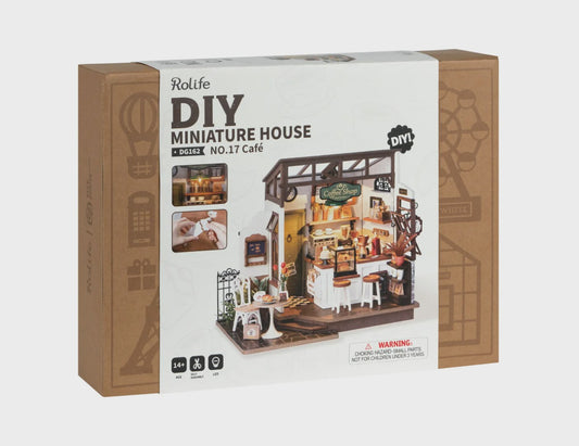 Rolife Slow Life Café, DIY Mini House Kit 3D, DG162